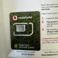 我从英国转运回来的沃达丰（Vodafone）手机卡申请及激活攻略