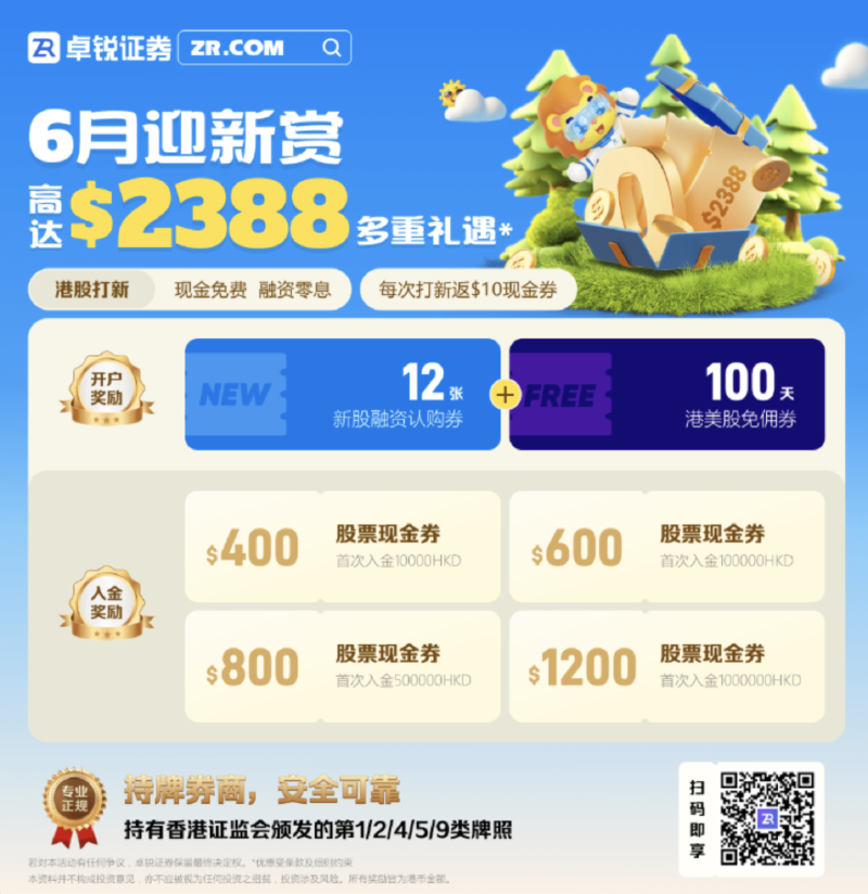 Featured image of post 香港卓锐证券取消提供存量证明，内地用户轻松开户港股打新