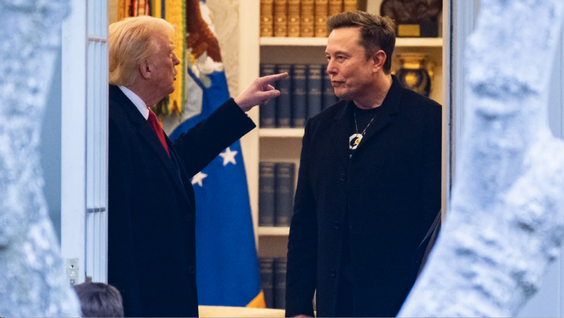 Featured image of post Musk与Trump公开对线，Tesla股价暴跌｜非农就业放缓｜Circle上市